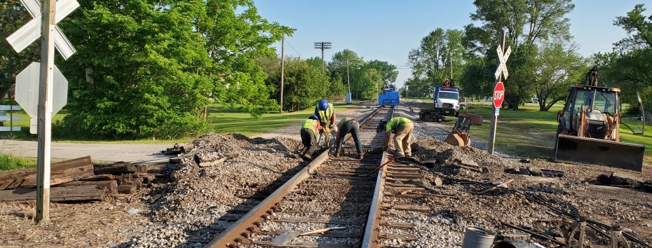construction track set